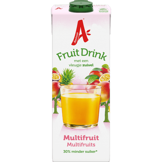 Foto van Appelsientje Multifruit drink op witte achtergrond