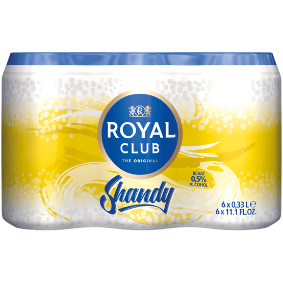 Foto van Royal Club Shandy 6x33 cl op witte achtergrond