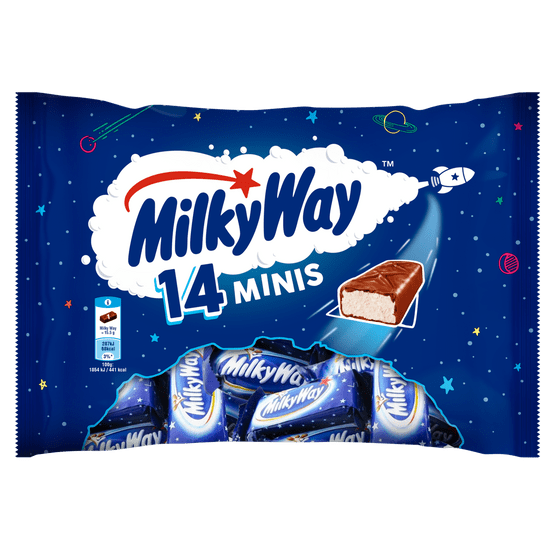 Foto van Milky Way Mini op witte achtergrond