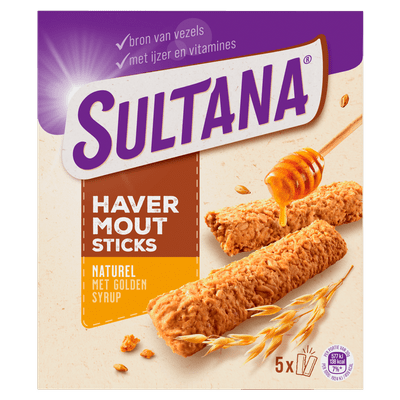 Sultana Oat sticks natural 5 st.