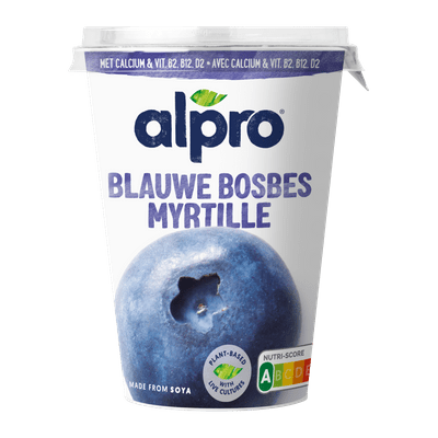 Alpro Yoghurtvariatie blauwe bes