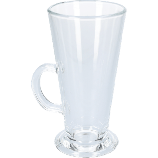 Foto van Latte macchiato glazen op witte achtergrond