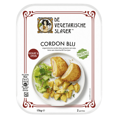 De Vegetarische Slager Kip cordon bleu