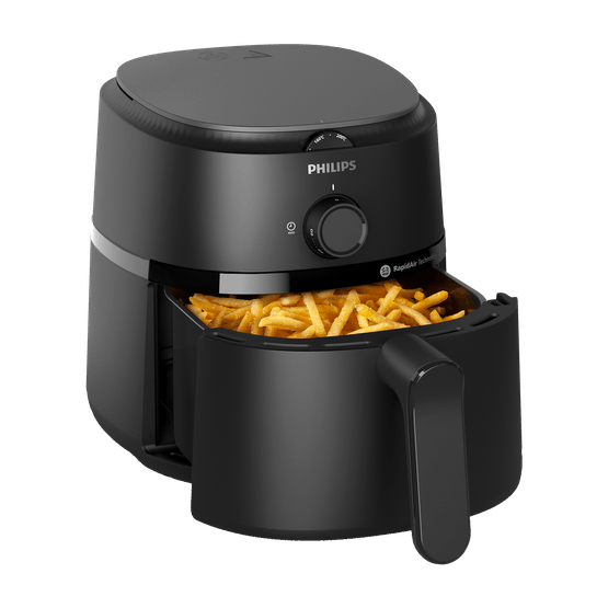Foto van Philips Airfryer op witte achtergrond