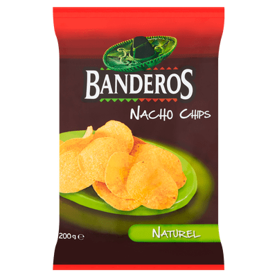 Banderos Nacho chips naturel