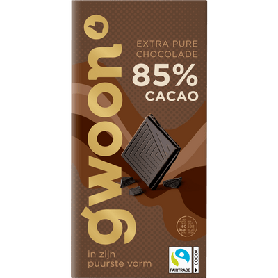G'woon Chocoladereep puur 85% cacao