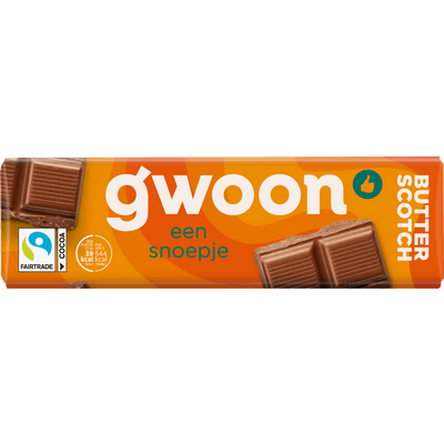 G'woon Chocoladereep butterscotch