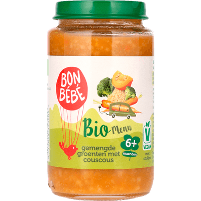 Bonbébé Biomenu m0617 gem. groente couscous