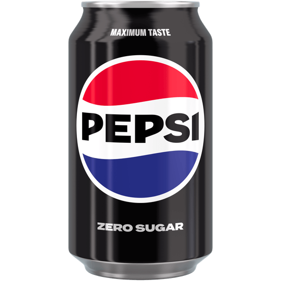 Foto van Pepsi Zero op witte achtergrond