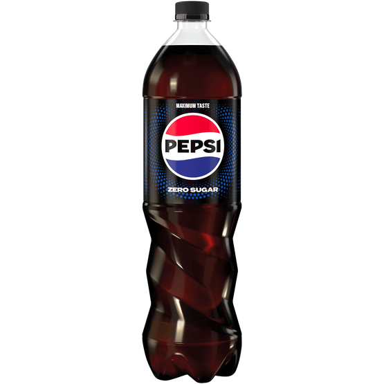 Foto van Pepsi Zero op witte achtergrond