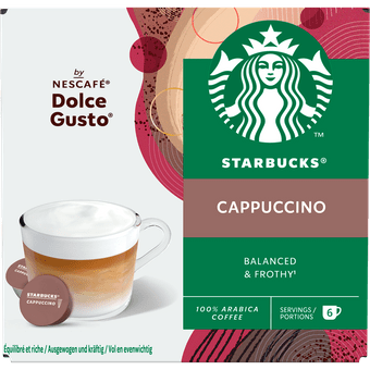 Starbucks Koffiecups dolce gusto cappuccino