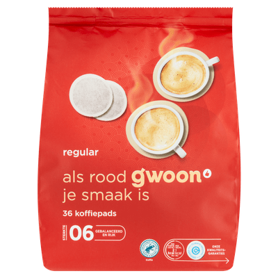G'woon Koffiepads regular