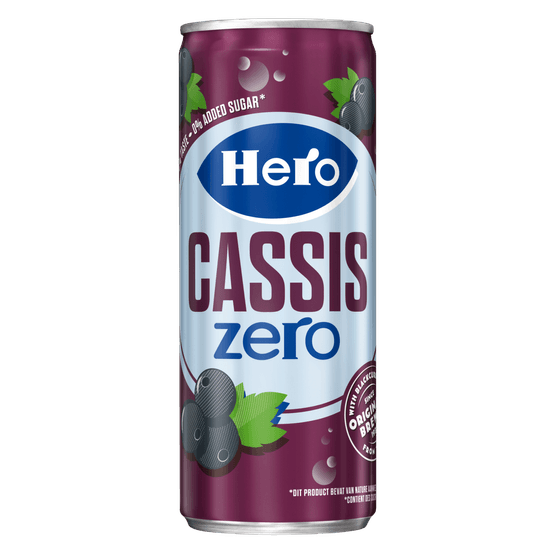 Foto van Hero Cassis zero op witte achtergrond