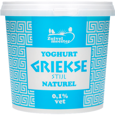 Zuivelmeester Yoghurt griekse stijl 0.1%