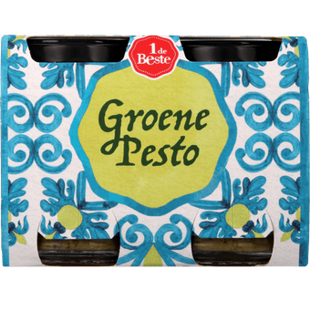 1 de Beste Pesto groen 2x 90 gram