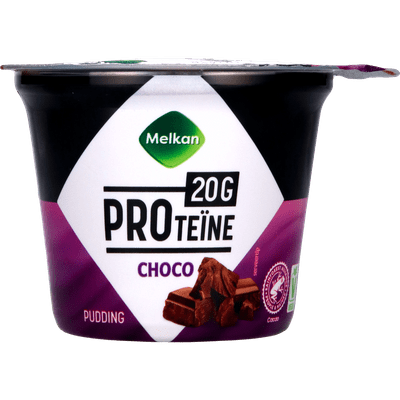 Melkan High protein pudding chocolade