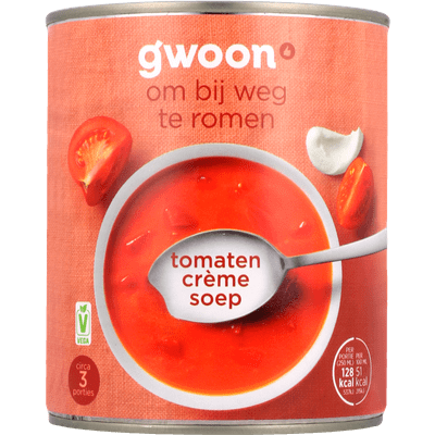 G'woon Soep tomaten creme