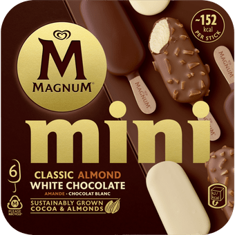 Ola Magnum mini classic almond white