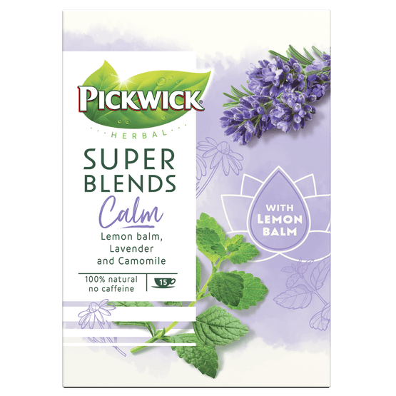 Foto van Pickwick Super blends calm 15 zk. op witte achtergrond