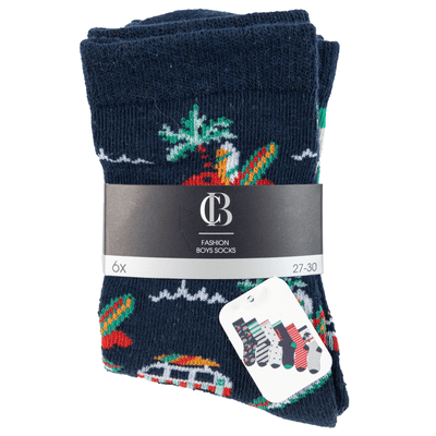  Jongens fashion sokken 6-pack