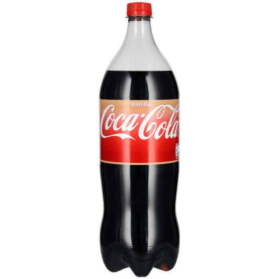 Foto van Coca-Cola Vanille op witte achtergrond