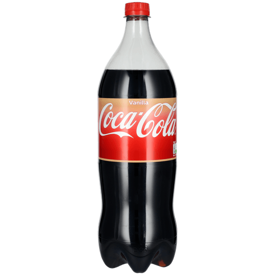 Foto van Coca-Cola Vanille op witte achtergrond