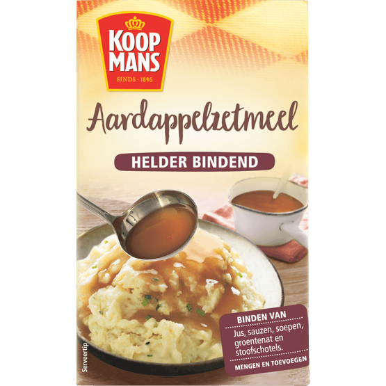 Foto van Koopmans Aardappelzetmeel op witte achtergrond