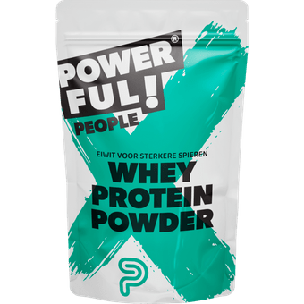 Whey protein powder pouch vanille