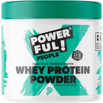 Pow People Whey protein powder vanille