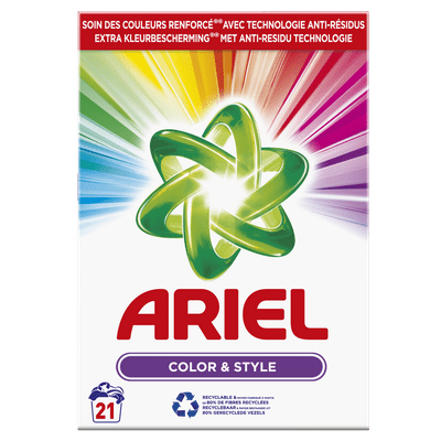 Ariel Poeder wasmiddel color 21 wasbeurten