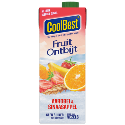 CoolBest Fruitontbijt aardbei sinaasappel