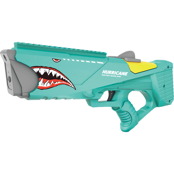 Foto van Waterblast electrisch waterpistool hurricane groen op witte achtergrond