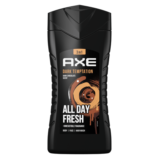 Foto van AXE Douchegel dark temptation op witte achtergrond