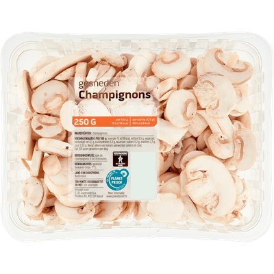  Champignons gesneden