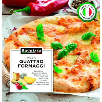 Buonizza Pizza quattro fromaggi