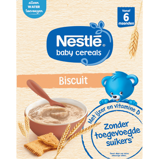Foto van Nestlé Ontbijtpapje  6+ maanden biscuit op witte achtergrond