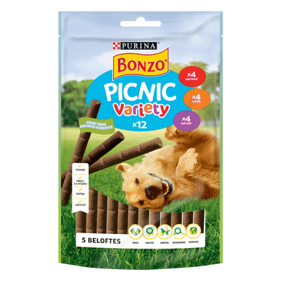 Bonzo Hondensnacks picnic variety