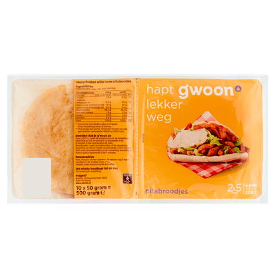 G'woon Pitabroodjes 10 stuks