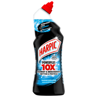 Harpic Toiletreiniger gel powerplus marine
