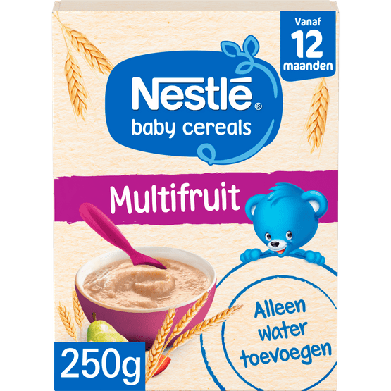 Foto van Nestlé Pyamapapje 12+ maanden multifruit op witte achtergrond
