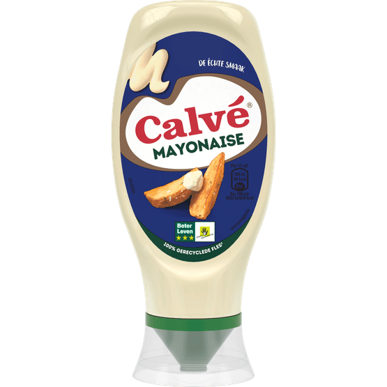 Foto van Calvé Mayonaise volvet op witte achtergrond