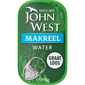 John West Makreelfilet in water