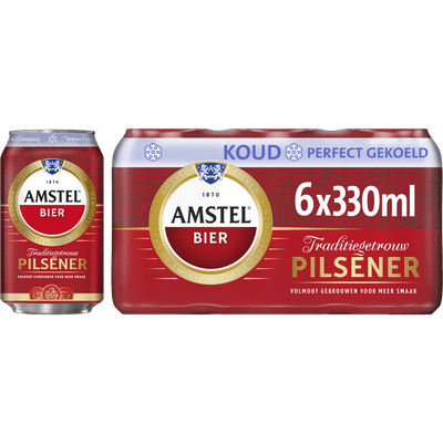 Amstel Pilsener gekoeld 6x33 cl