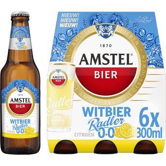Amstel Radler 0.0 witbier 6x30cl