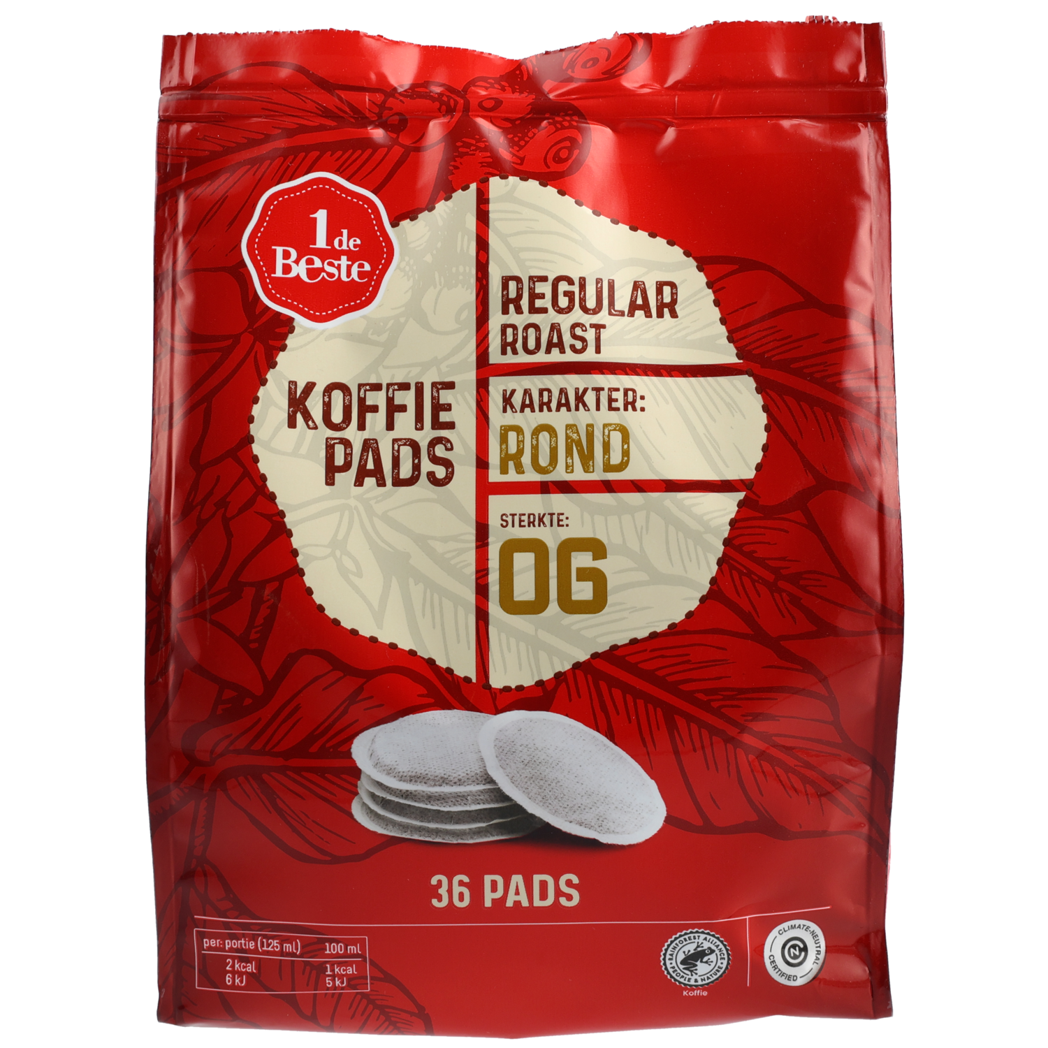 Afbeelding van Koffiepads regular