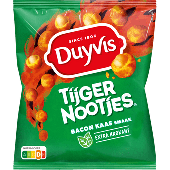 Duyvis Tijgernootjes bacon-kaas