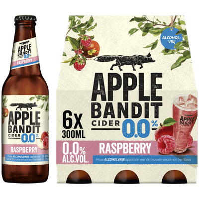 Apple Bandit Raspberry 0.0% 6x30 cl