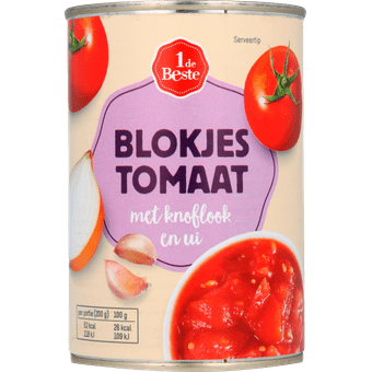 1 de Beste Tomatenblokjes knoflook en ui