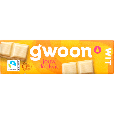 G'woon Chocoladereep wit