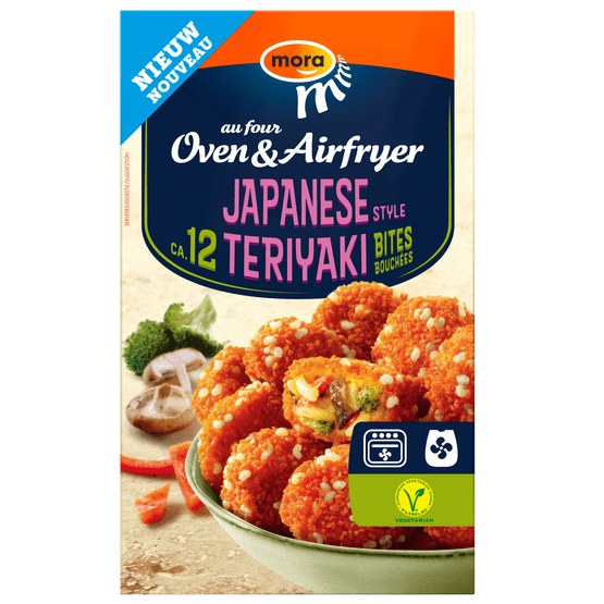 Foto van Mora Oven & airfryer japanese teriyaki op witte achtergrond